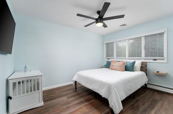 Bedroom, Interior, Wood Texture Flooring
