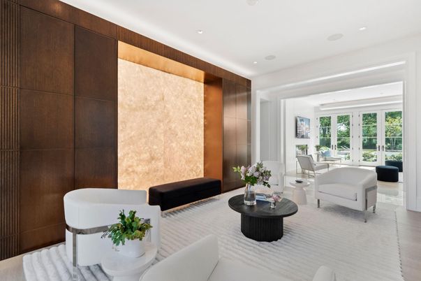 Interior, Living room, Recessed Lighting