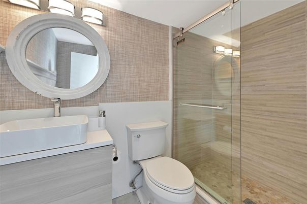 Bathroom, Glass Shower, Interior