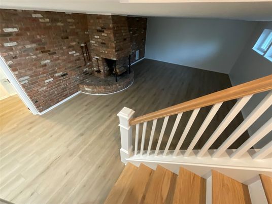 Fireplace, Interior, Stone Walls, Wood Texture Flooring