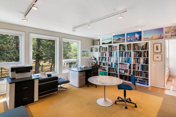 Home Office, Interior, Wood Texture Flooring
