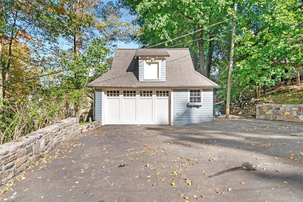Detached Garage, Exterior, Facade, Cape Cod