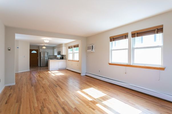 Empty room, Interior, Kitchen, Wood Texture Flooring