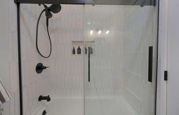 Bathroom, Glass Shower, Interior