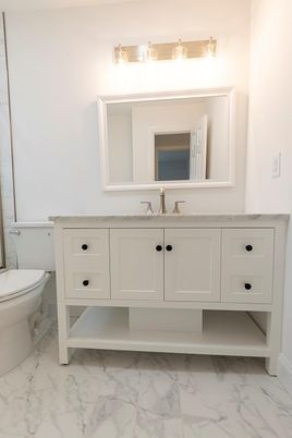 Bathroom, Dual Sink Vanities, Interior, Marble