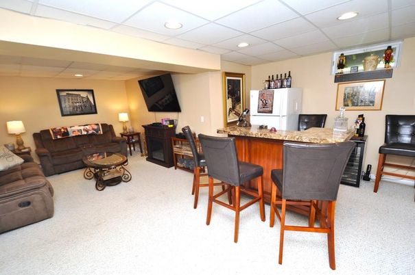 Interior, Living room, Recessed Lighting