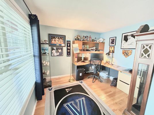 Home Office, Interior, Wood Texture Flooring