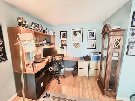 Home Office, Interior, Wood Texture Flooring