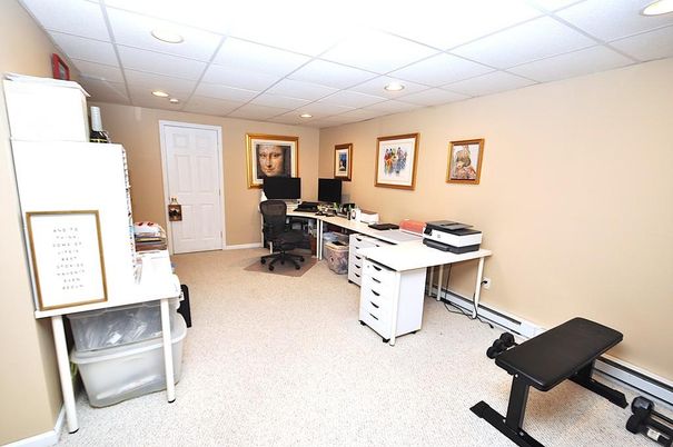 Home Office, Interior, Recessed Lighting