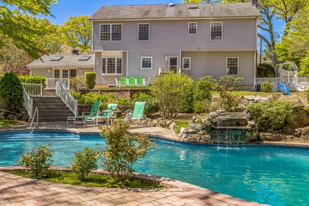 Exterior, Pool, Solar Panels