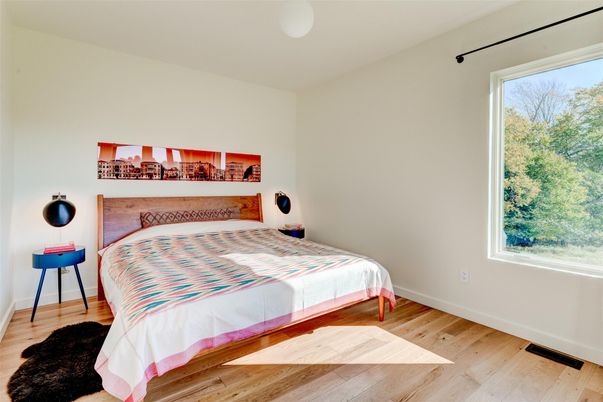 Bedroom, Interior, Wood Texture Flooring