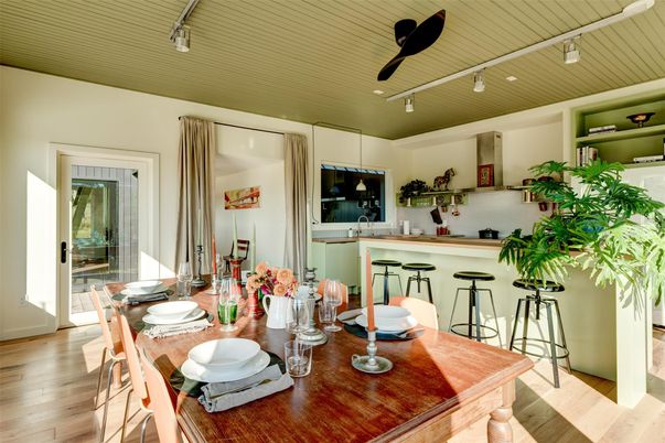 Dining room, Interior, Kitchen, Wood Texture Flooring