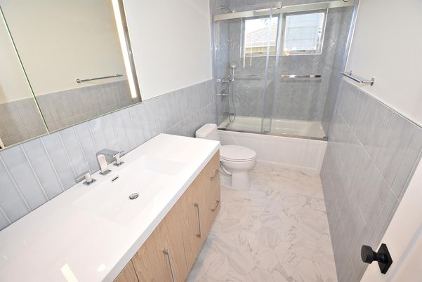 Bathroom, Glass Shower, Interior, Marble