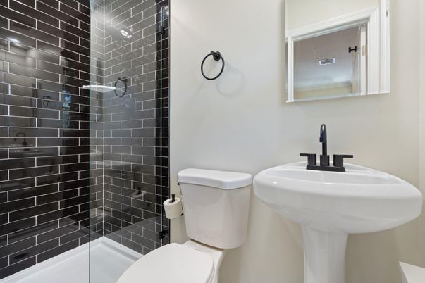 Bathroom, Glass Shower, Interior
