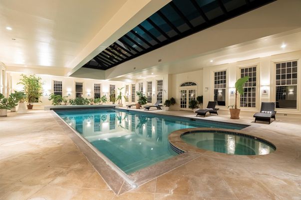 Interior, Pool, Recessed Lighting