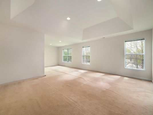 Empty room, Interior, Recessed Lighting