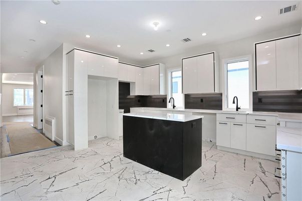 Interior, Kitchen, Marble, Recessed Lighting