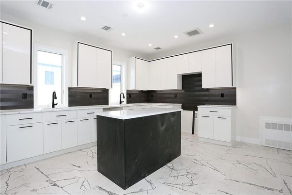 Interior, Kitchen, Marble, Recessed Lighting