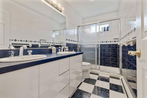 Bathroom, Dual Sink Vanities, Glass Shower, Interior