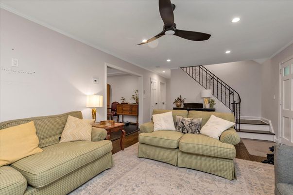 Interior, Living room, Recessed Lighting