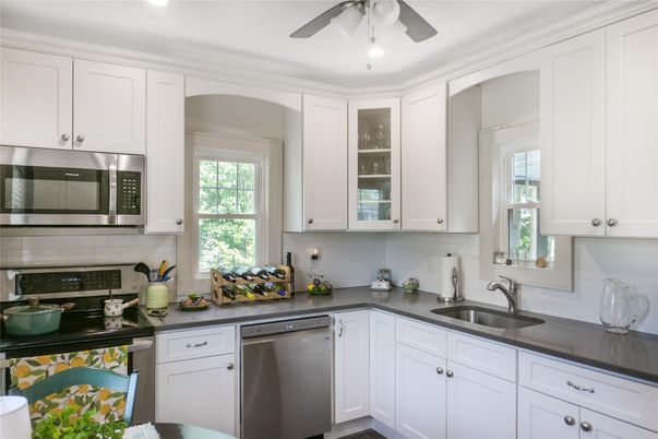 Interior, Kitchen, Recessed Lighting, Stainless Steel Appliances