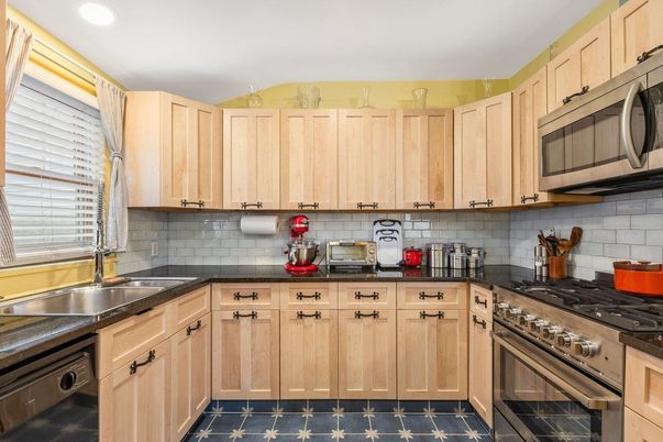 Interior, Kitchen, Recessed Lighting, Stainless Steel Appliances