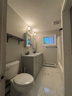 Bathroom, Dual Sink Vanities, Interior, Marble
