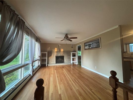 Empty room, Interior, Wood Texture Flooring