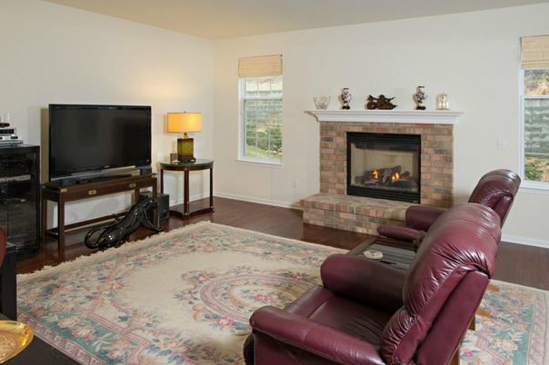 Fireplace, Interior, Living room, Wood Texture Flooring