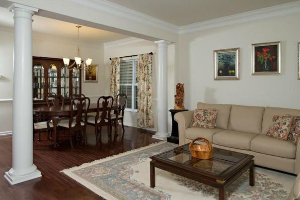 Chandelier, Dining room, Interior, Living room, Wood Texture Flooring