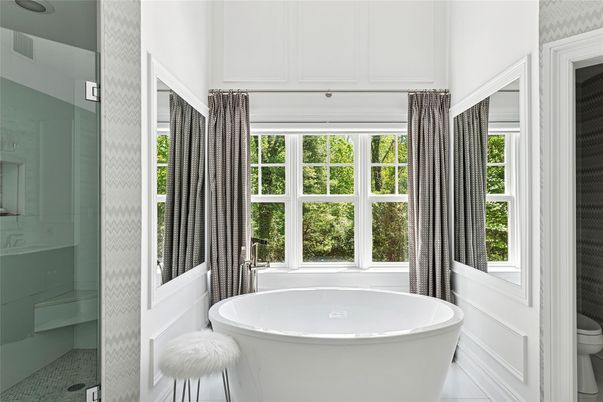 Bathroom, Free Standing Baths, Glass Shower, Interior