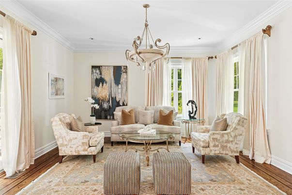 Chandelier, Interior, Living room, Wood Texture Flooring