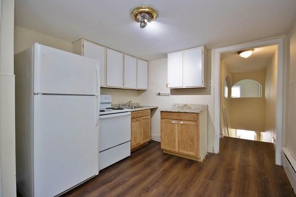 Interior, Kitchen, Wood Texture Flooring