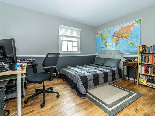 Bedroom, Home Office, Interior, Wood Texture Flooring