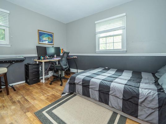Bedroom, Home Office, Interior, Wood Texture Flooring