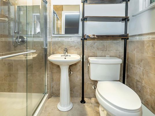 Bathroom, Glass Shower, Interior