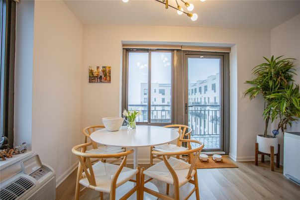Dining room, Interior, Wood Texture Flooring