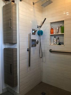 Bathroom, Glass Shower, Interior