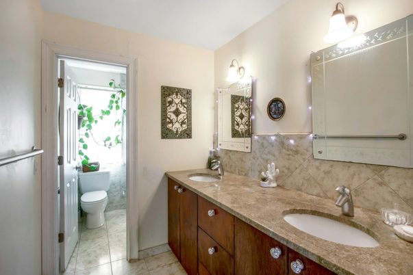 Bathroom, Dual Sink Vanities, Glass Shower, Interior