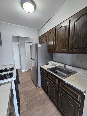 Interior, Kitchen, Wood Texture Flooring
