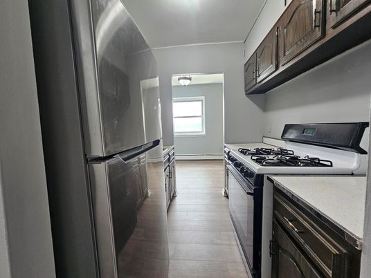 Interior, Kitchen, Wood Texture Flooring