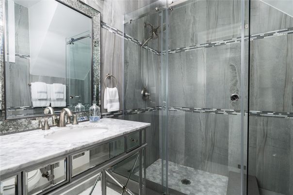 Bathroom, Glass Shower, Interior