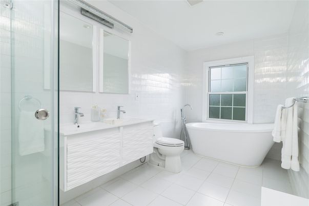 Bathroom, Free Standing Baths, Glass Shower, Interior