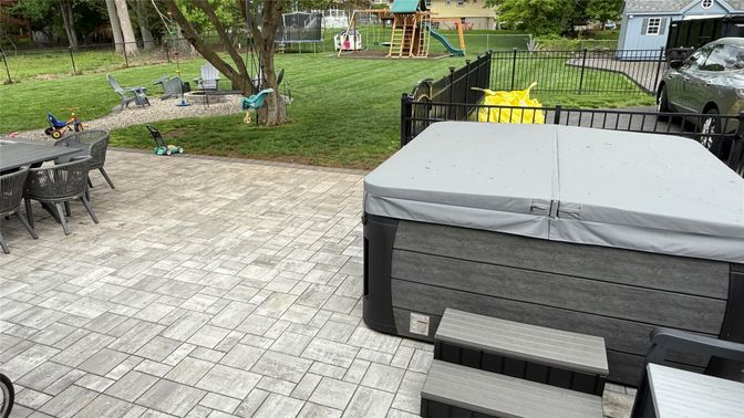 Backyard, Exterior, Hot Tub, Playground