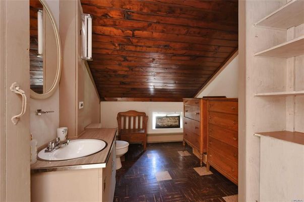 Bathroom, Interior, Wooden Ceilings, Wood Texture Flooring, Wooden Walls