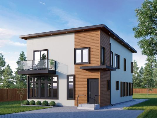 Backyard, Exterior, Facade, Modern