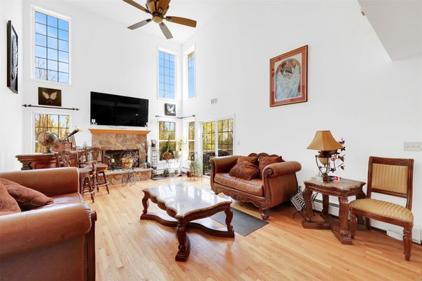 Fireplace, Interior, Living room, Wood Texture Flooring
