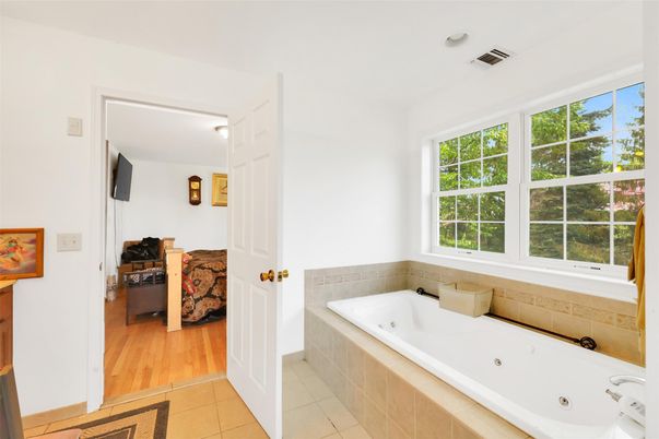 Bathroom, Interior, Wood Texture Flooring