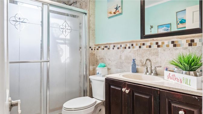 Bathroom, Glass Shower, Interior