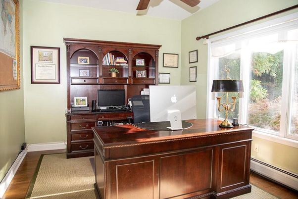 Home Office, Interior, Wood Texture Flooring